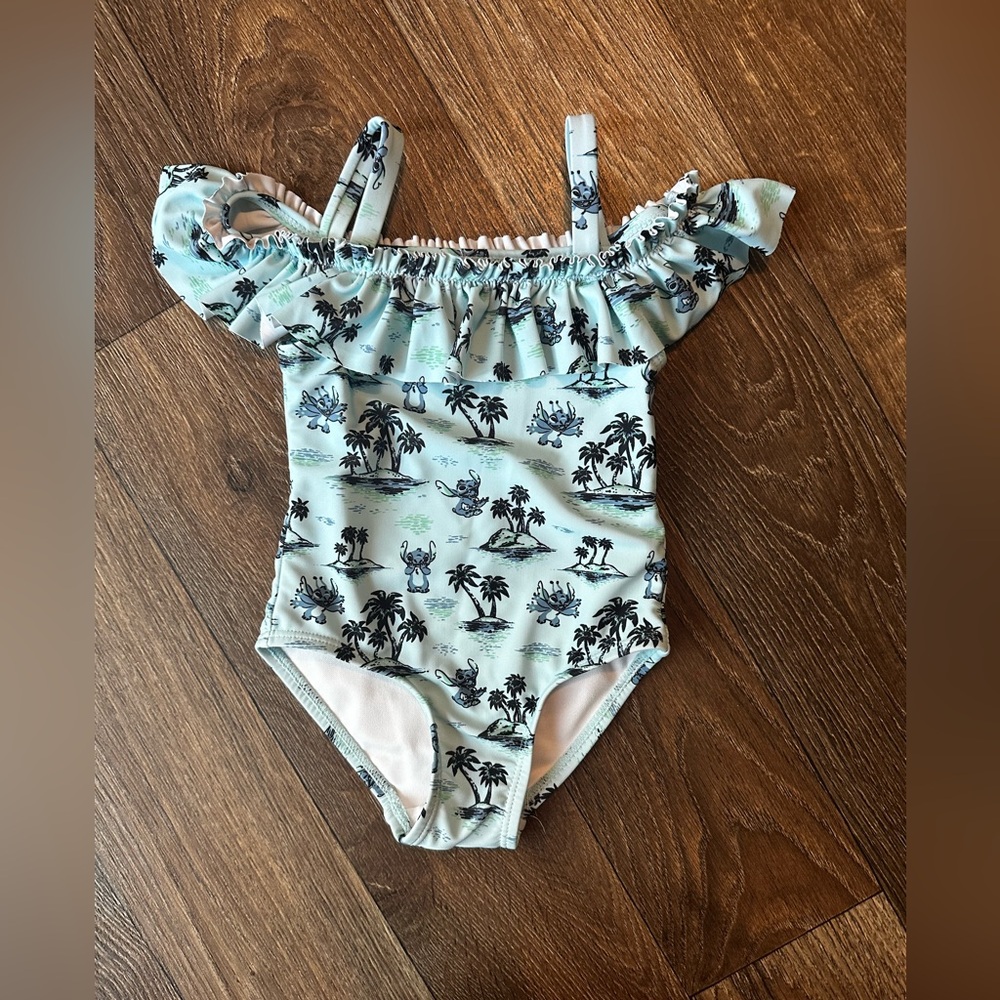 Stitch one-piece bathing suit
